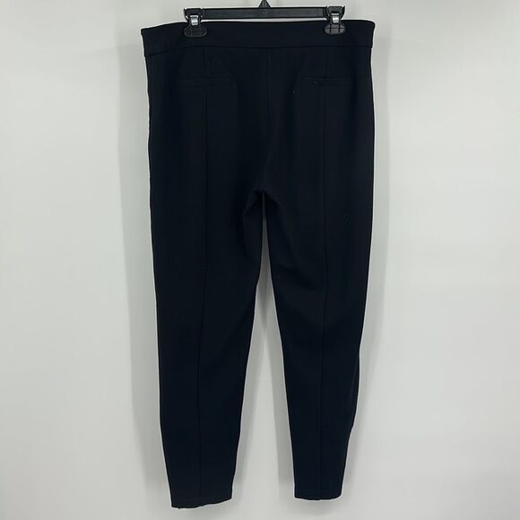 Betabrand Black Ponte Pants Zippered Ankles Sz XL - Picture 4 of 7